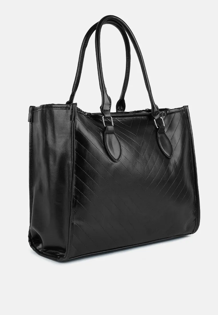 Chevron Pattern Tote Bag