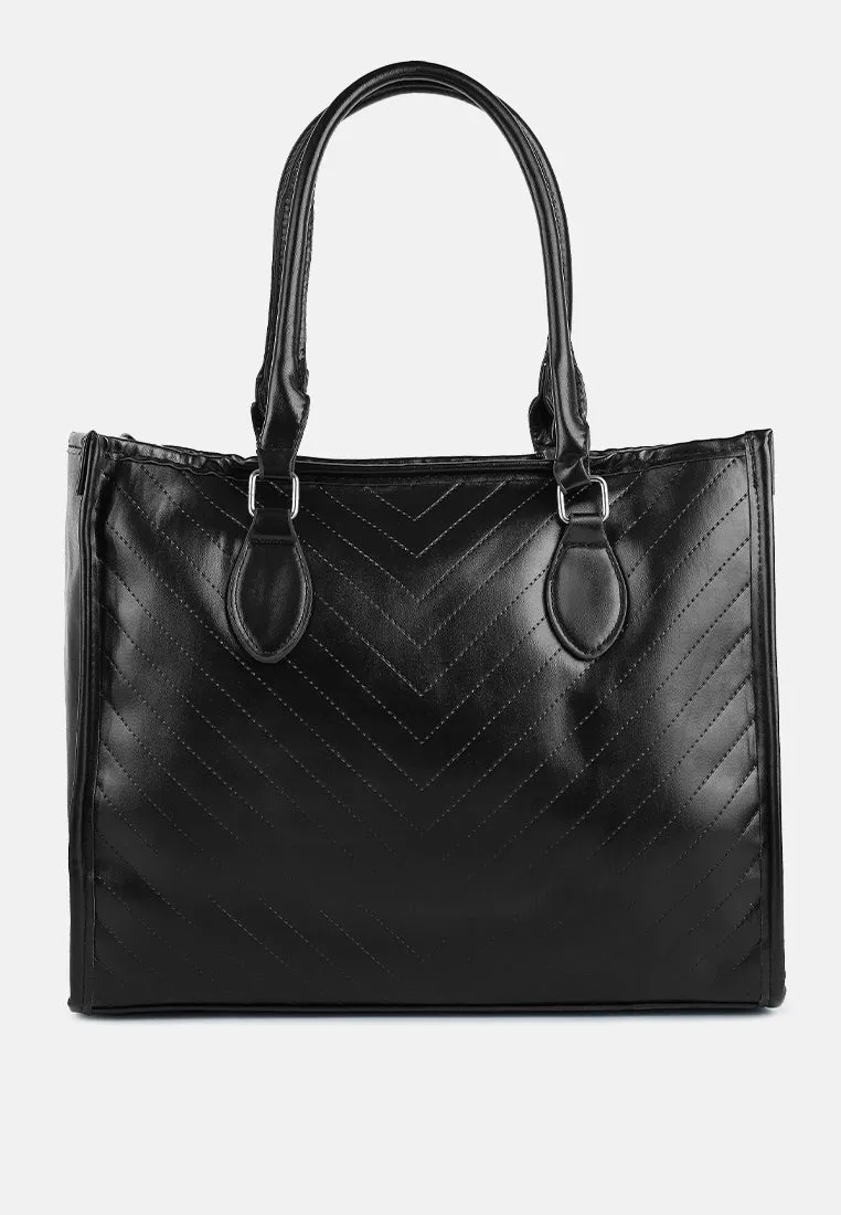 Chevron Pattern Tote Bag