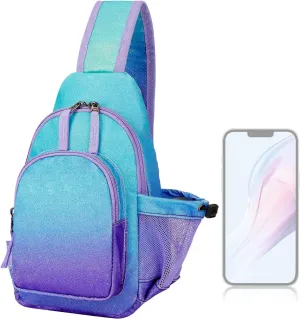 Choco Mocha Kids Sling Bags for Girls Crossbody Bag Girls Purses for Kids 8-10 10-12