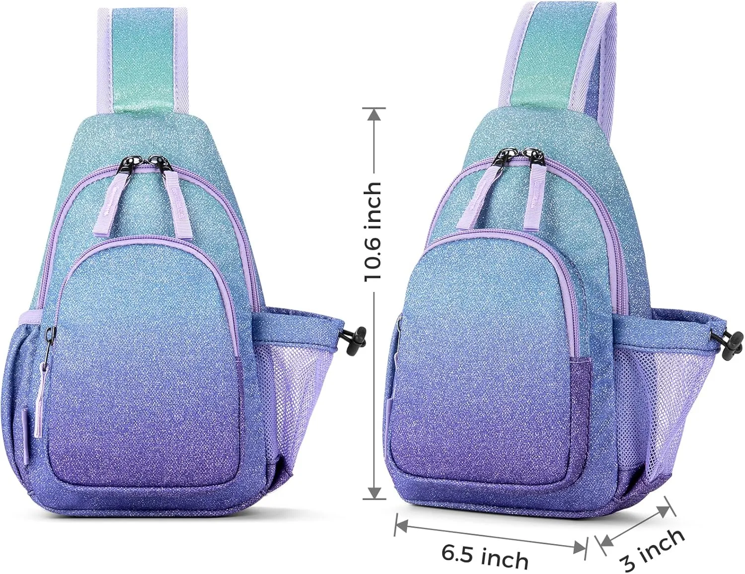 Choco Mocha Kids Sling Bags for Girls Crossbody Bag Girls Purses for Kids 8-10 10-12