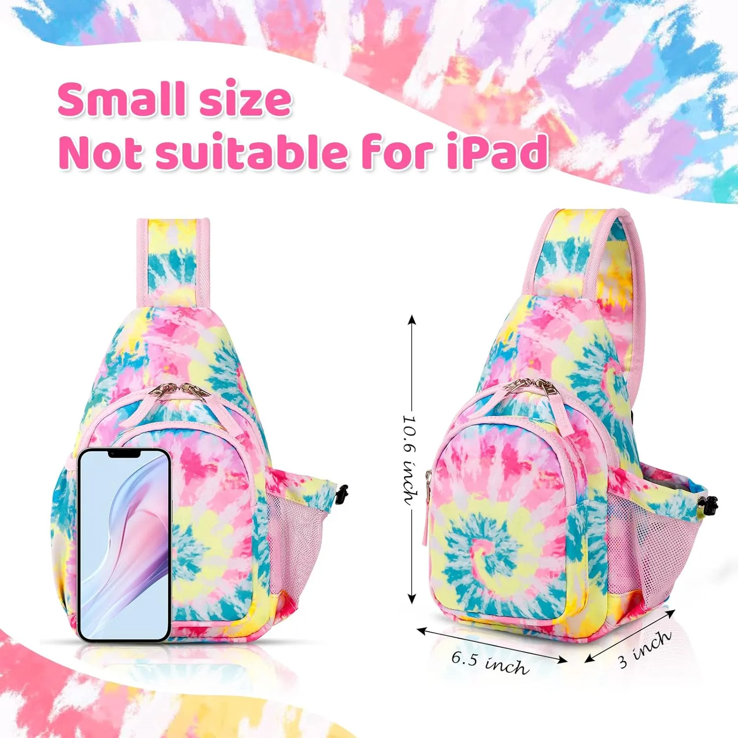 Choco Mocha Kids Sling Bags for Girls Crossbody Bag Girls Purses for Kids 8-10 10-12