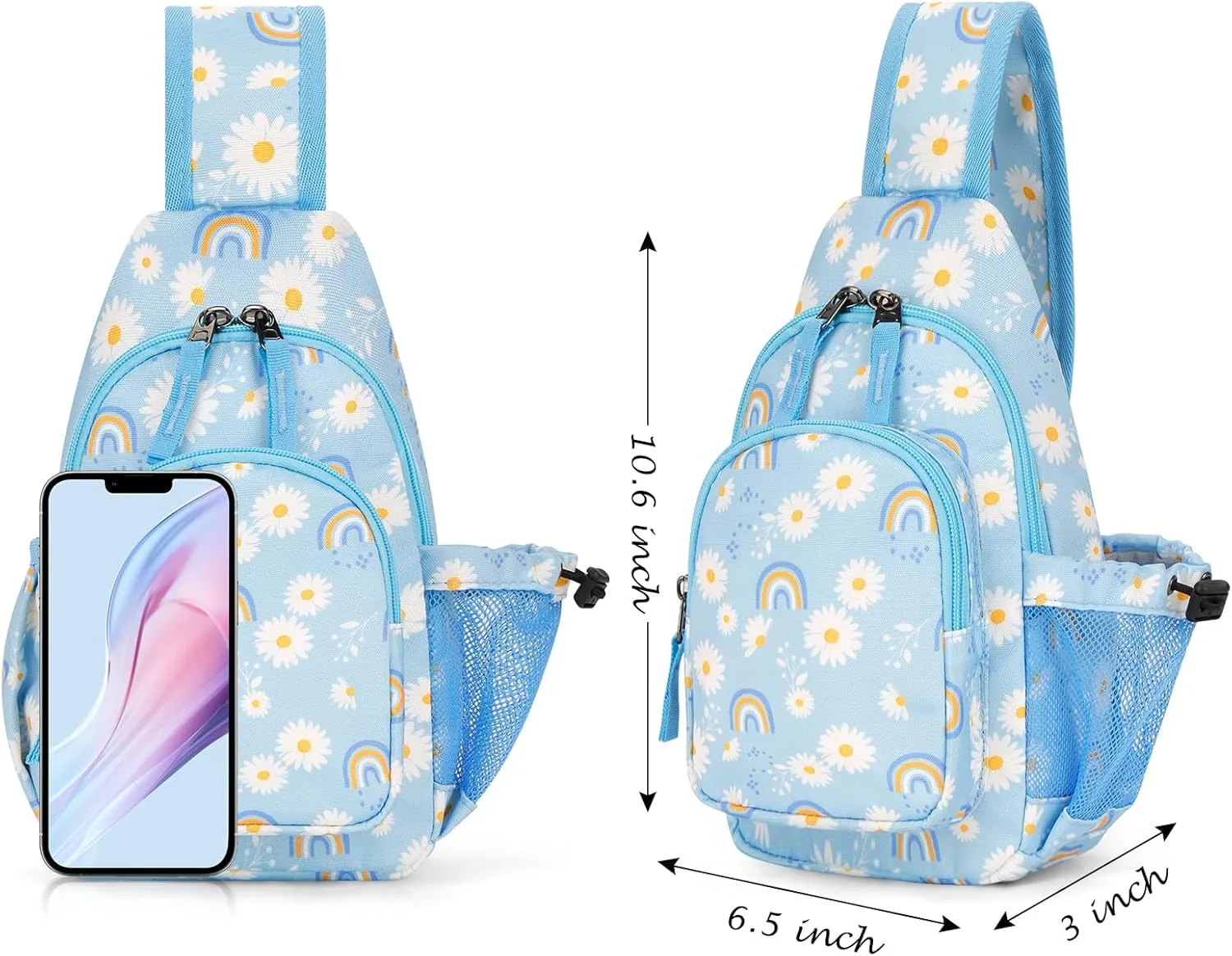 Choco Mocha Kids Sling Bags for Girls Crossbody Bag Girls Purses for Kids 8-10 10-12
