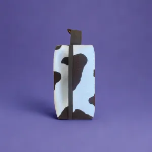 Chocolate Cow Print Dog Poop Bag Holder
