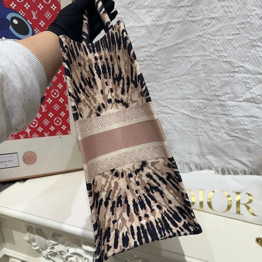 Christian Dior Preloved Tie-Dye Book Tote Bag