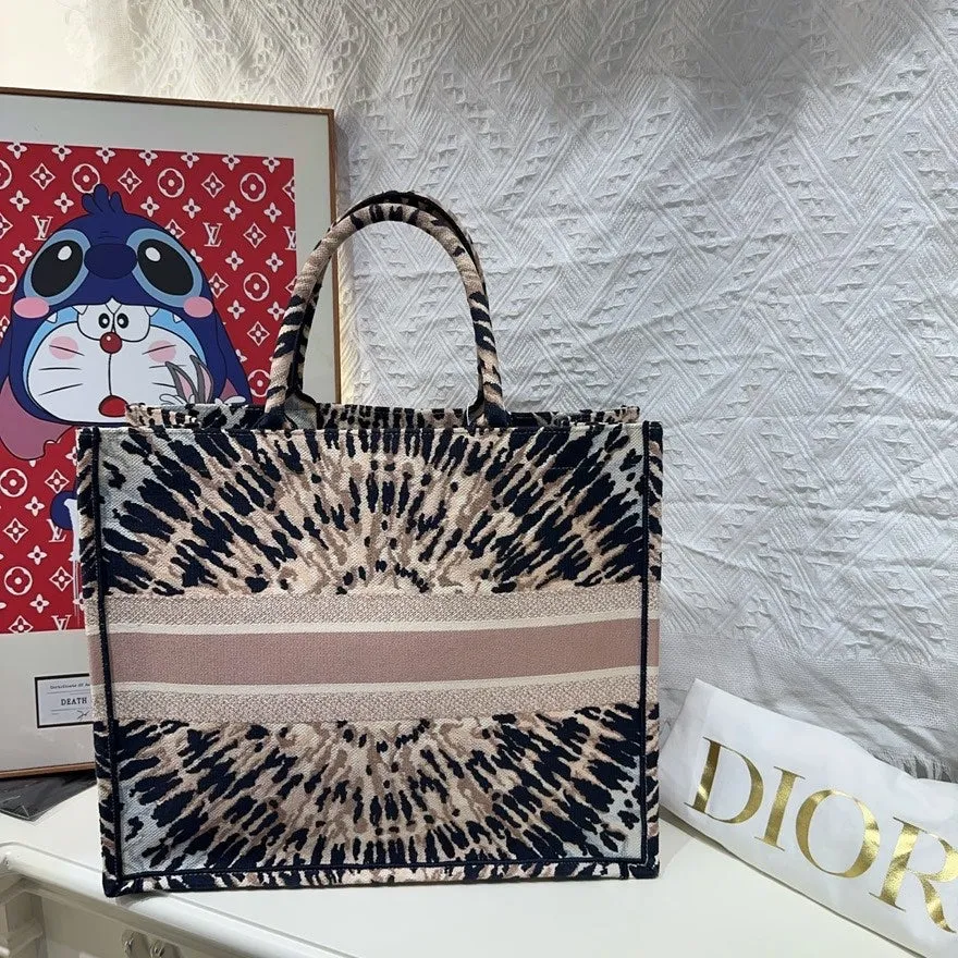 Christian Dior Preloved Tie-Dye Book Tote Bag