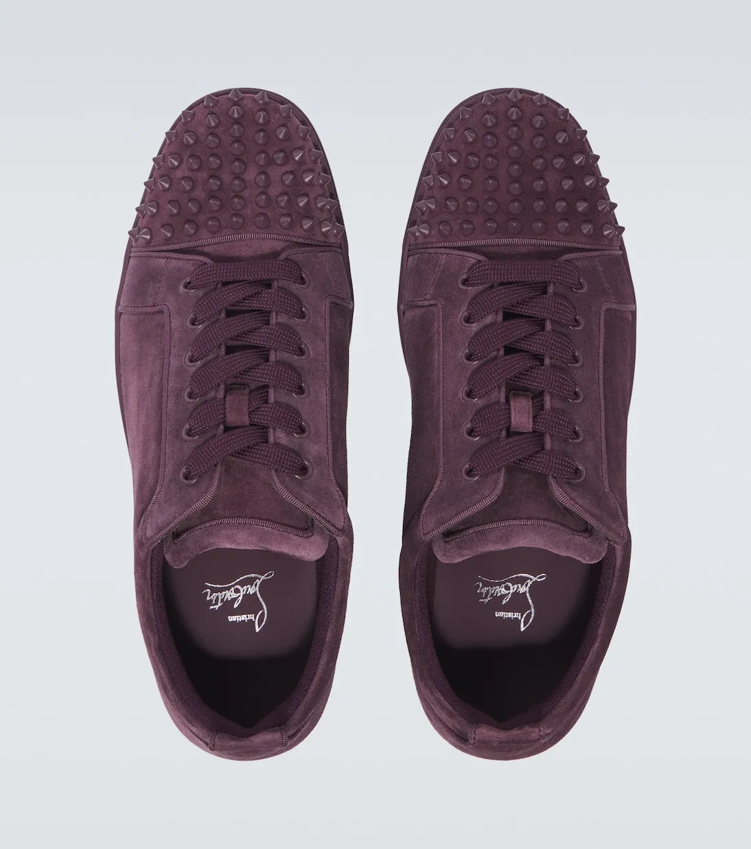 Christian Louboutin Louis Junior Spikes suede sneakers