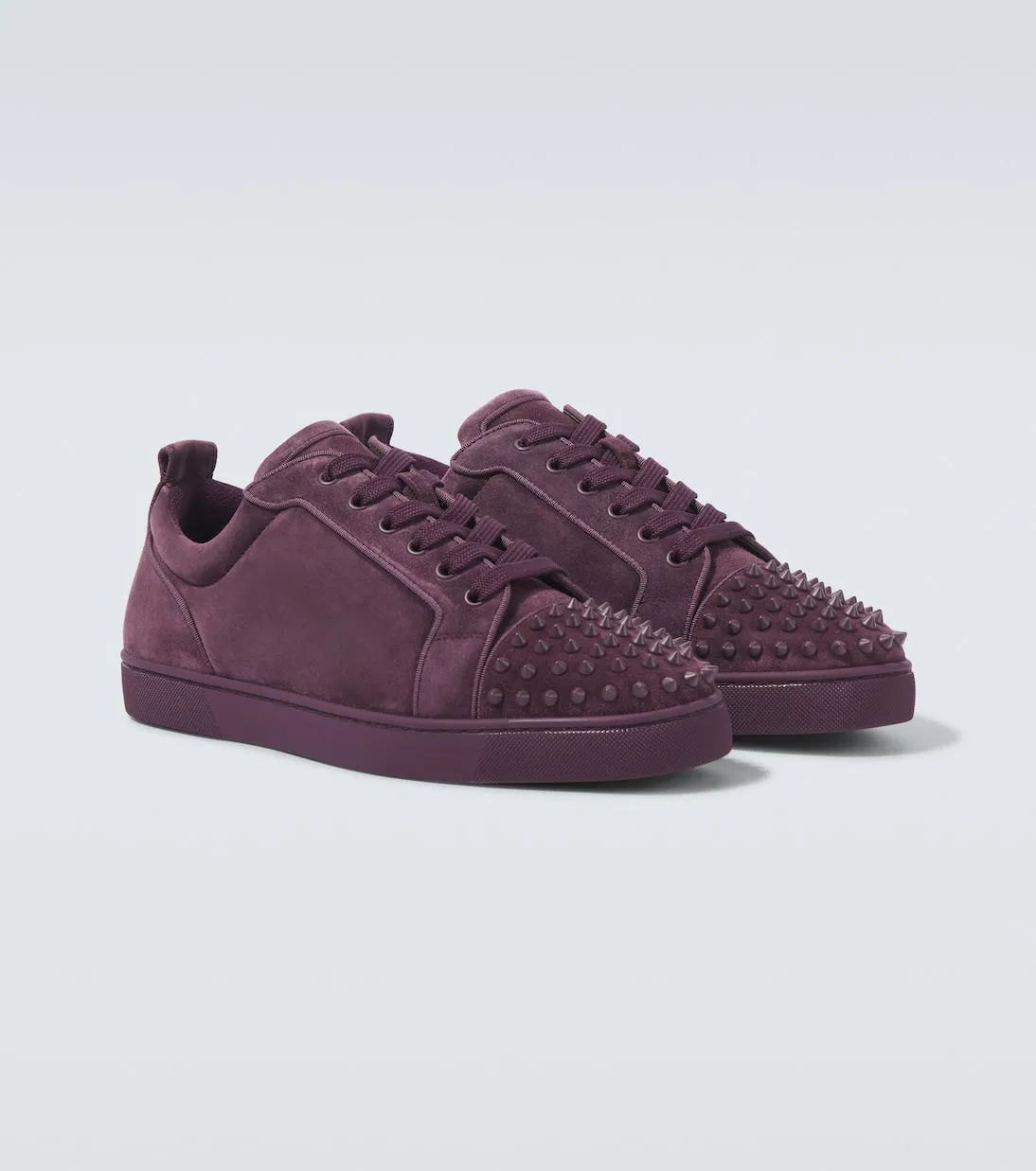 Christian Louboutin Louis Junior Spikes suede sneakers