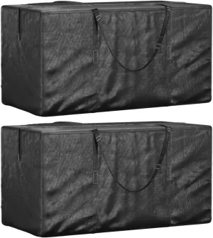 Christmas Tree Storage Bag Set of 2 Black Polyethylene Large1,8KG