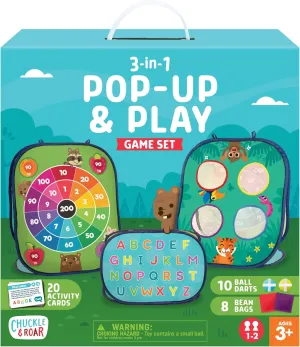 Chuckle & Roar 3-in-1 Pop Up and Play Game Set Medium