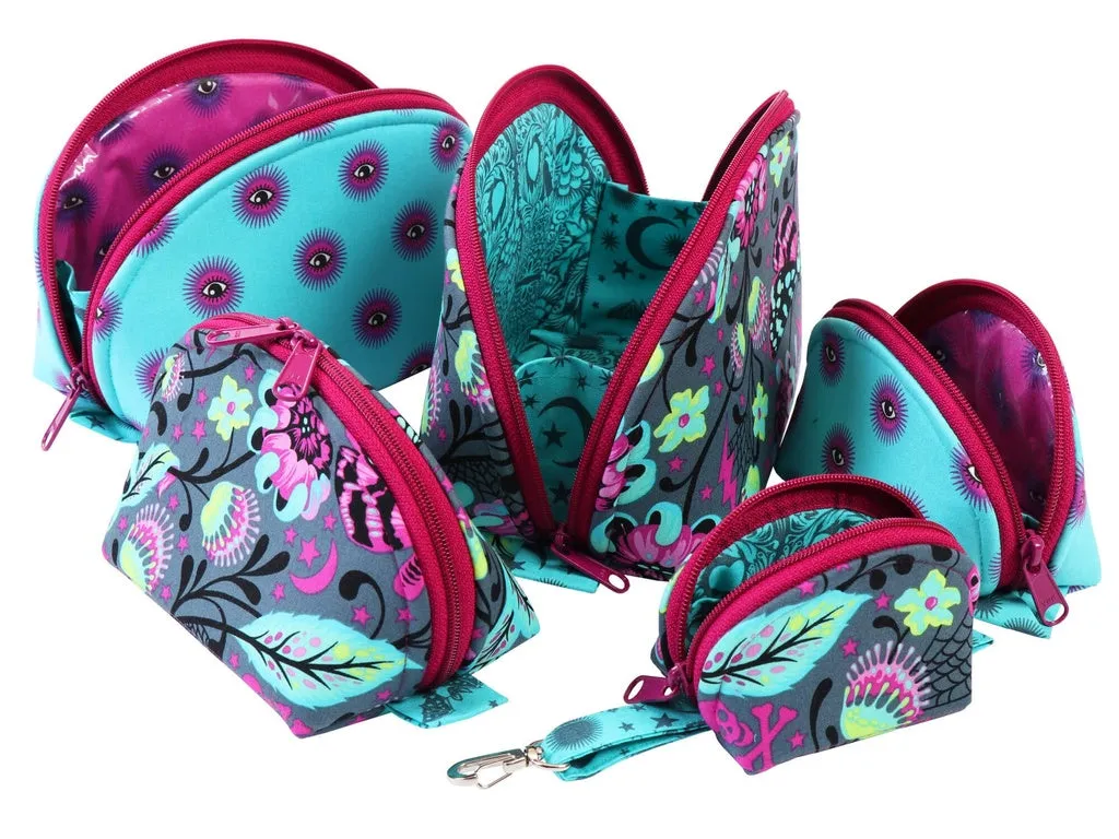 ClClam Up zippered pouches