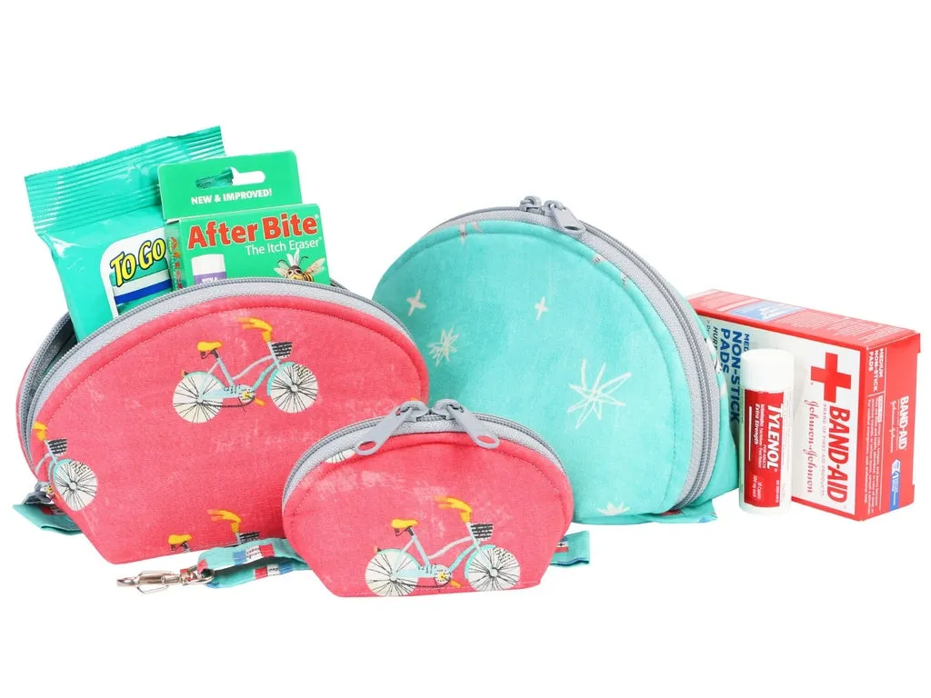 ClClam Up zippered pouches