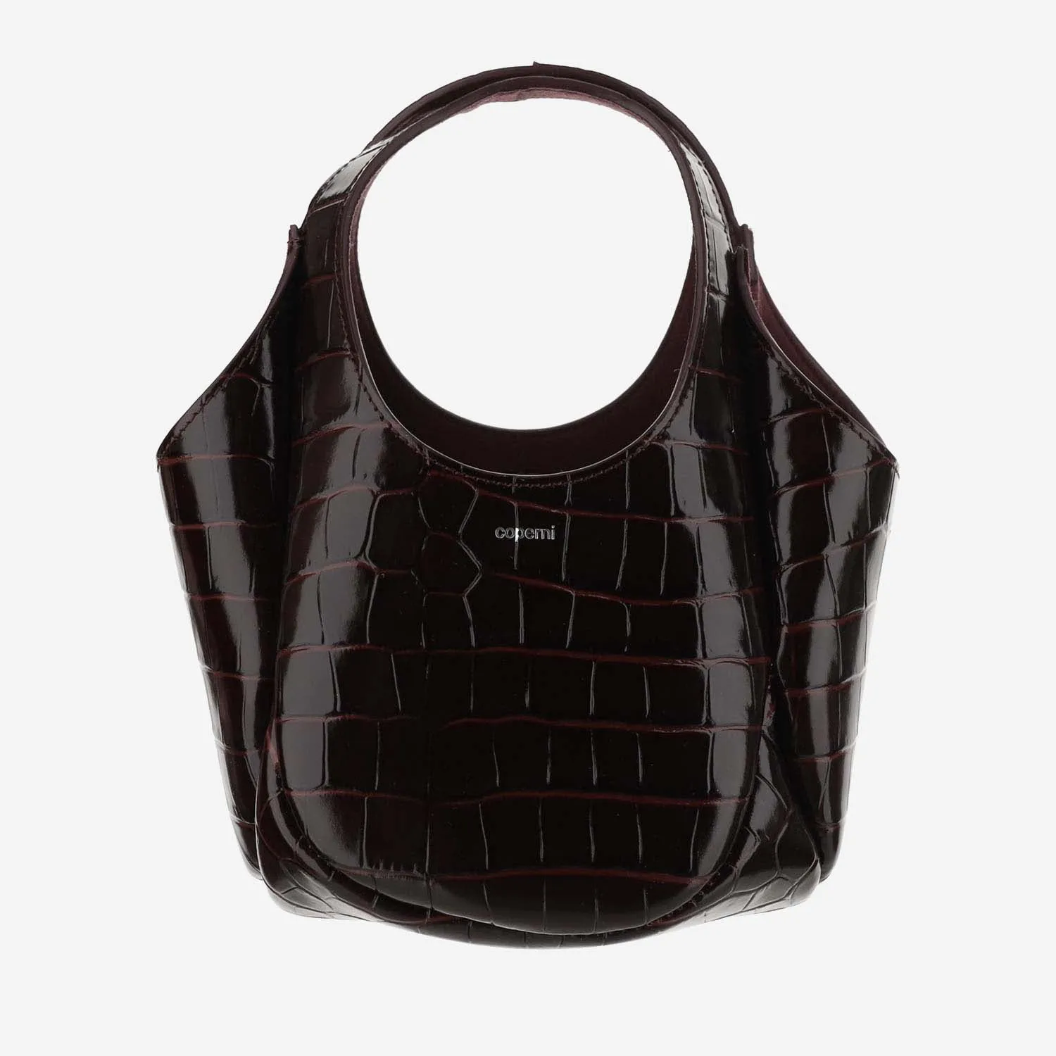 Coperni B Buzz Mini Shoulder Bag With Crocodile Effect