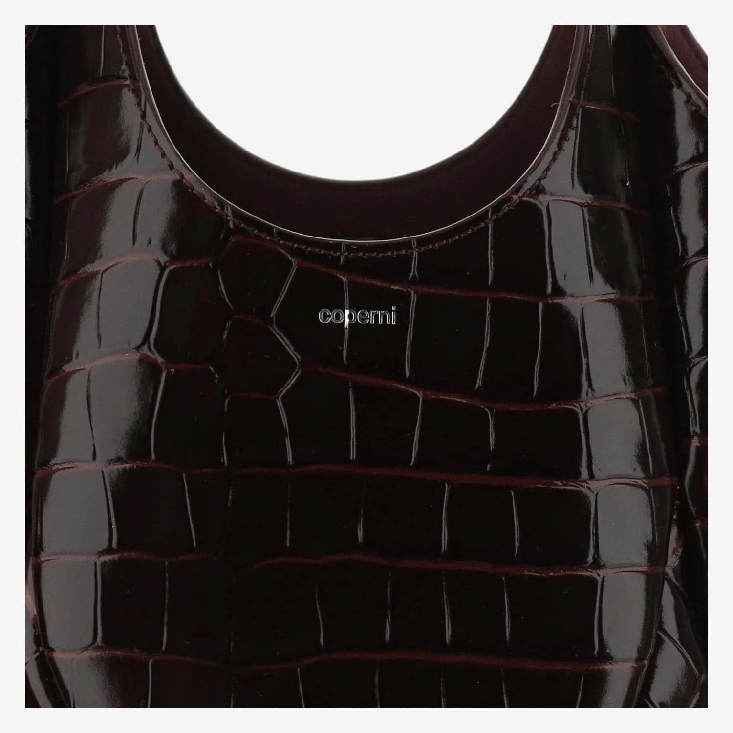Coperni B Buzz Mini Shoulder Bag With Crocodile Effect