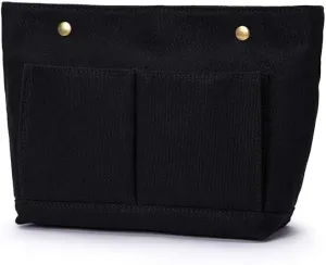 Cosmetic Bags - Bag Organizer Insert with Purse Dividers - Inside Purse Organizer for Easy Storage -Lightweight and Convenient (S, Black)