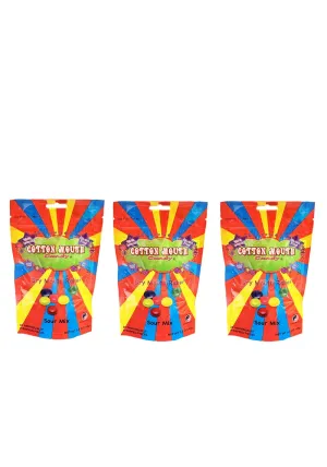 Cotton Mouth Candy Dry Mouth Relief Sour Mix 3.3 Ounce Bag (3 Bags) | Relieves Dry Mouth & Increases Saliva Production, Sugar Free, Gluten Free, Delicious Sour Flavor, Individually Wrapped, 30 Ct