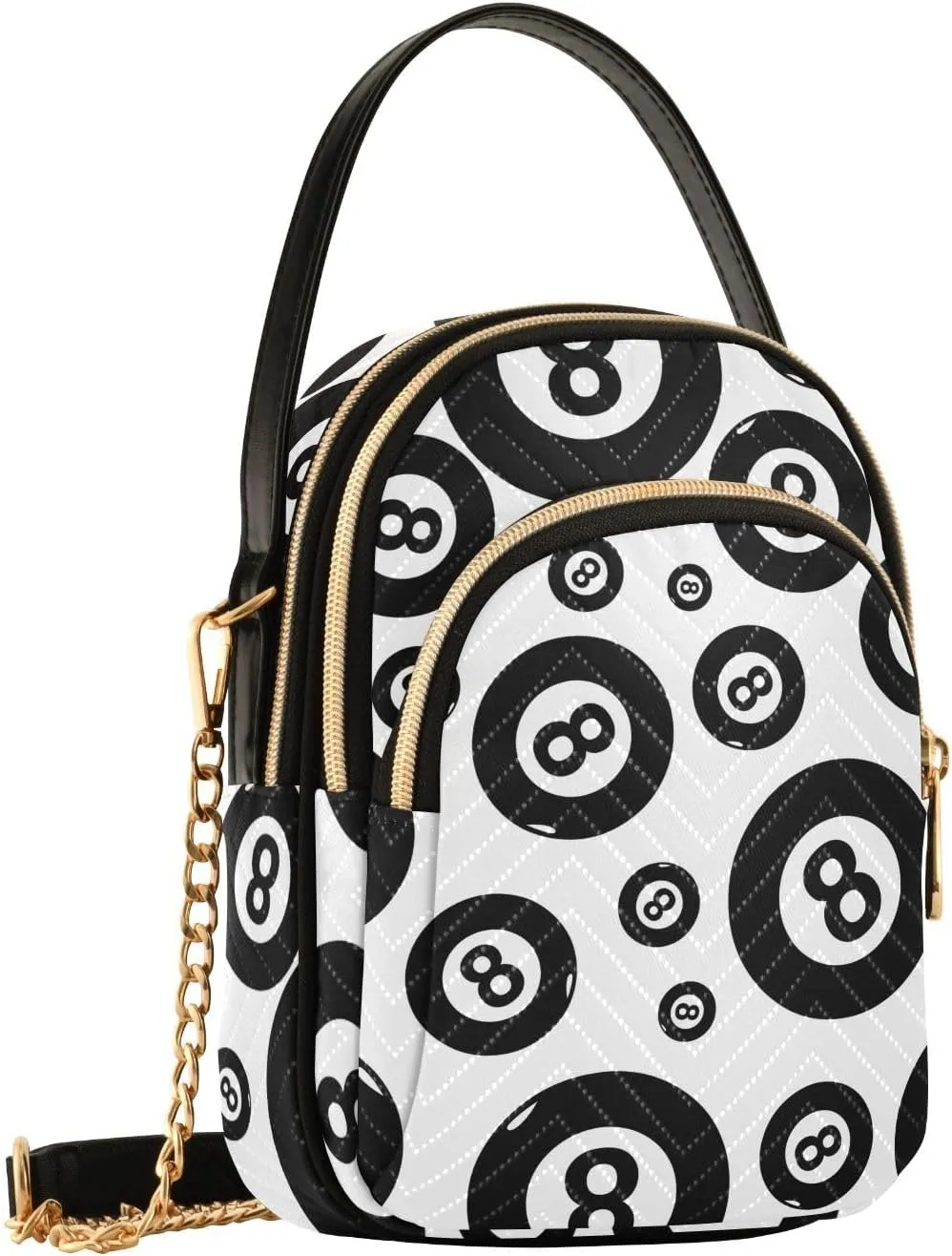 Crossbody Bags for Women Quilted Chain Crossbody Purses Trendy Cross Body Phone Purse Handbag
