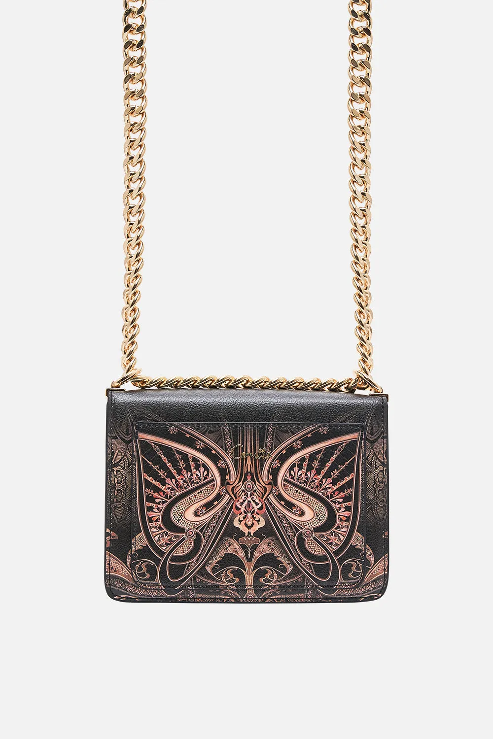 CROSSBODY BOX BAG WITH CHAIN NOUVEAU NOIR