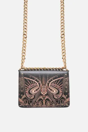 CROSSBODY BOX BAG WITH CHAIN NOUVEAU NOIR