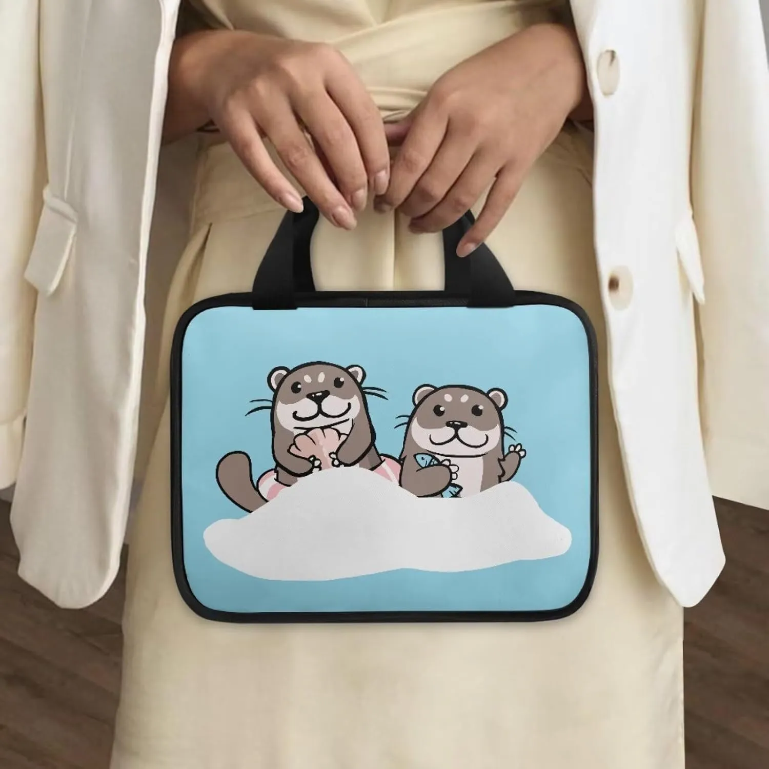Cute Bears Print Bible Bag for Kids Cute Bible Tote Bag Bible Crossbody Bag Bible Case with Handle for Boys Kids,Small Church Bag Carrying Book Case for Girls Kids,Bible Holder Case