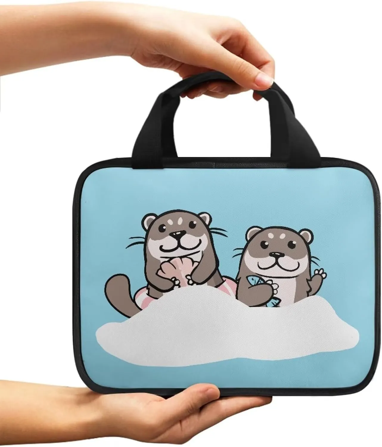 Cute Bears Print Bible Bag for Kids Cute Bible Tote Bag Bible Crossbody Bag Bible Case with Handle for Boys Kids,Small Church Bag Carrying Book Case for Girls Kids,Bible Holder Case