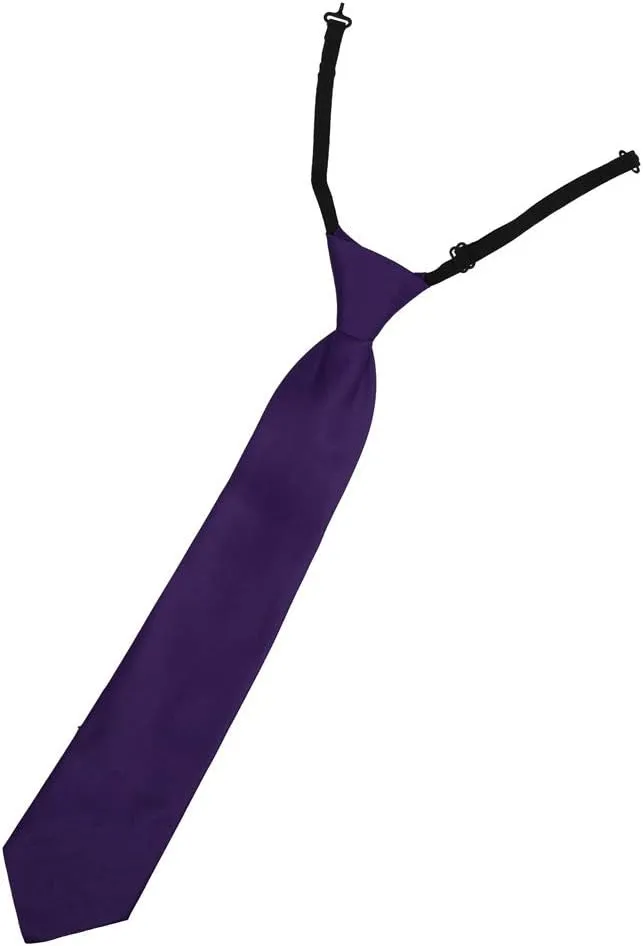 Dan Smith Men's Fashion Various Kid Solid Microfiber Vest Matching Tie for Age 6-16 With Bags