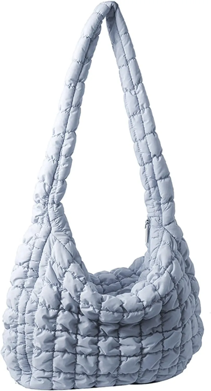 Darling Quilted Puffer Crossbody and Tote Bags for Women
