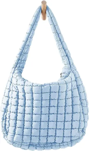Darling Quilted Puffer Crossbody and Tote Bags for Women