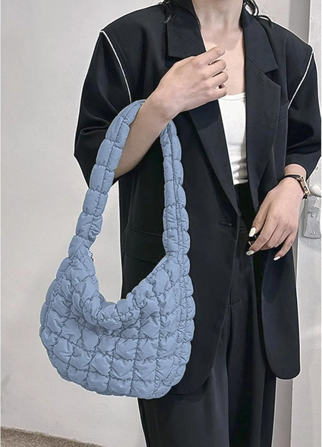 Darling Quilted Puffer Crossbody and Tote Bags for Women
