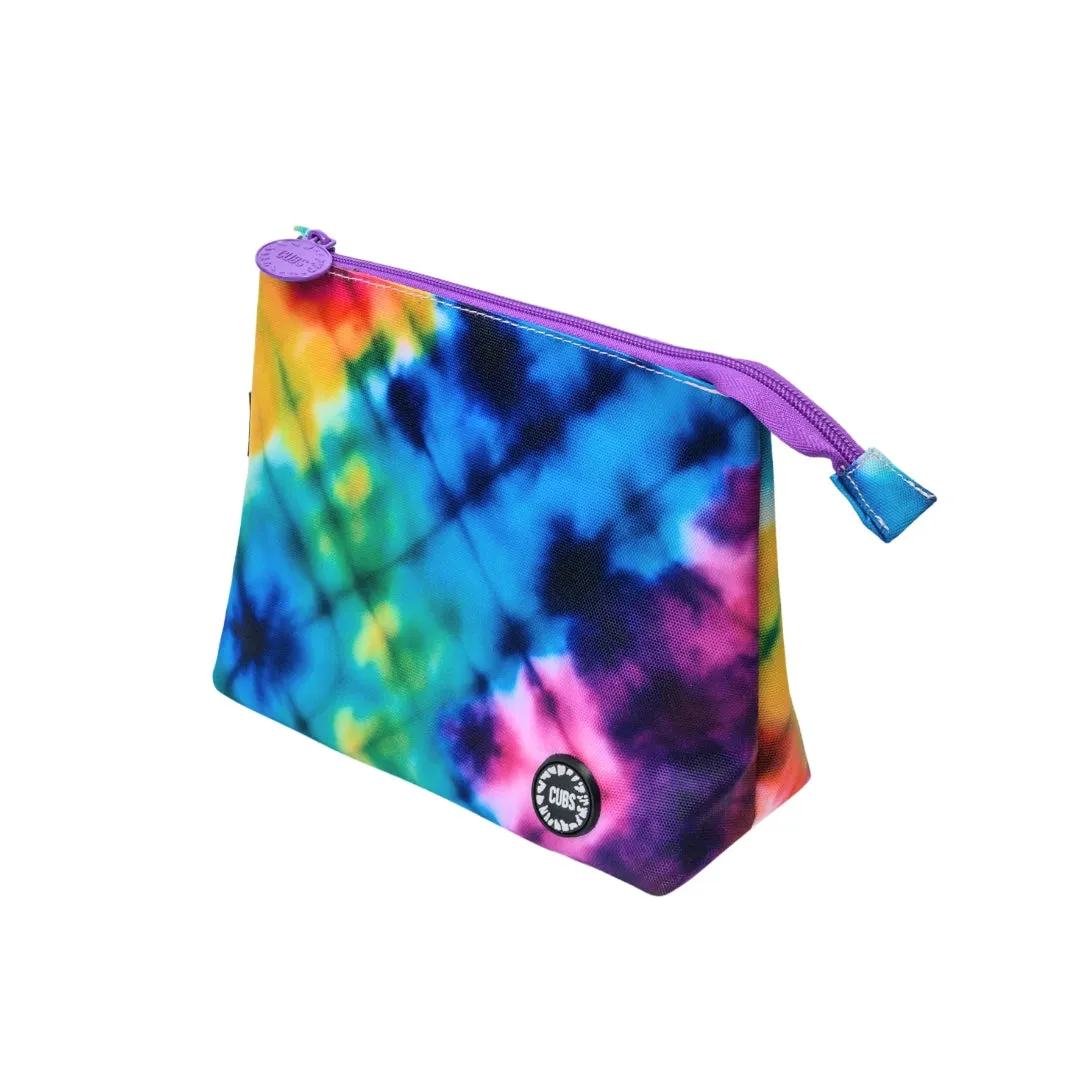 Deep Purple Tie Dye Medium Pouch
