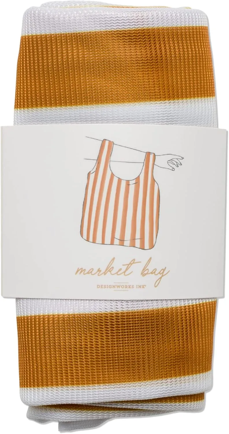 Designworks Ink Reusable 12" X 14" Market Bag with Handles