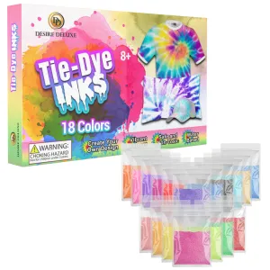 Desire Deluxe - Set of 18 Colours Ink for Tie Dye