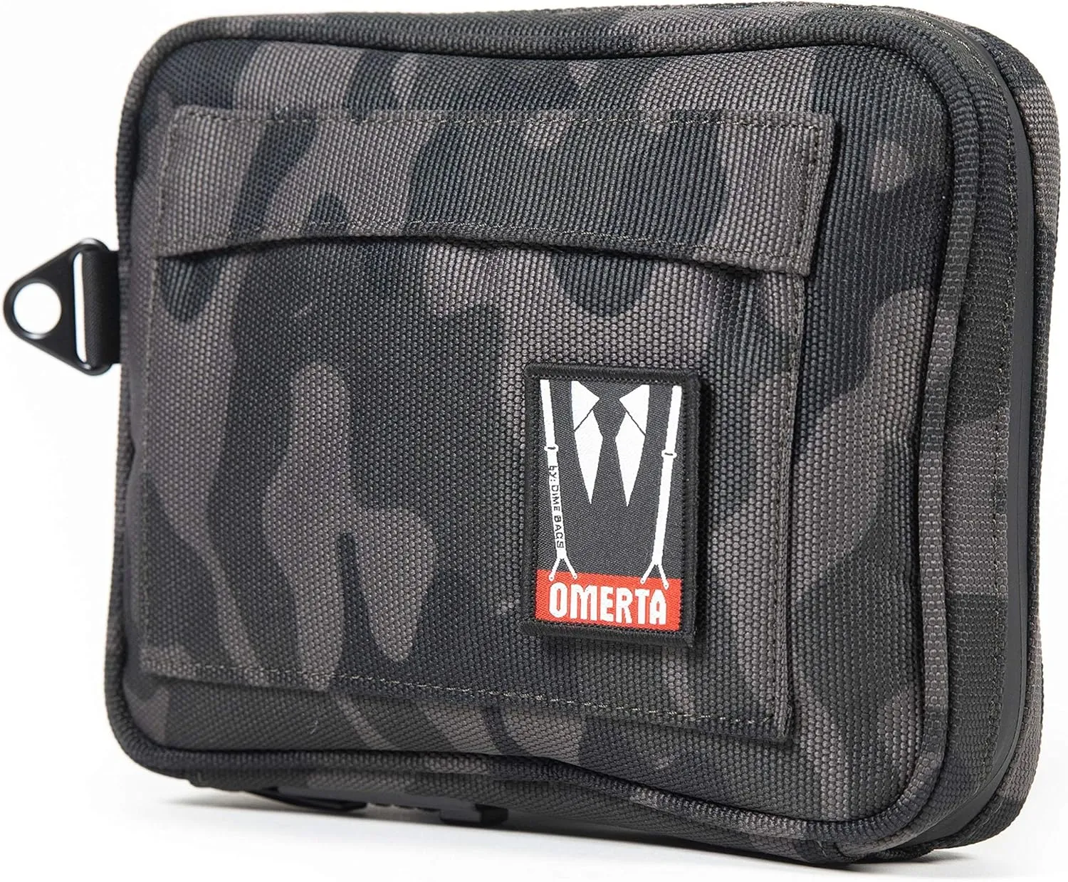 DIME BAGS Omerta Boss with Lock Padded Pouch with Activated Carbon Technology | 3-Digit Combo Lock | Low-Profile, Sleek Design
