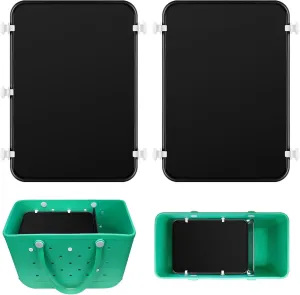 Divider Tray for Bogg Bag Accessories Compatible with Bogg Bag X Large Organizing Your Bags and Divide Space Black 2PCS