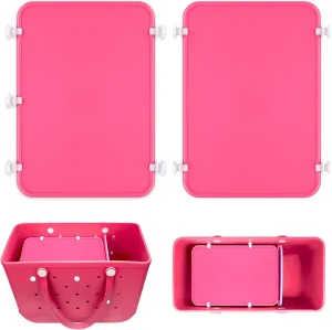 Divider Tray for Bogg Bag Accessories Compatible with Bogg Bag X Large Organizing Your Bags and Divide Space Pink 2PCS