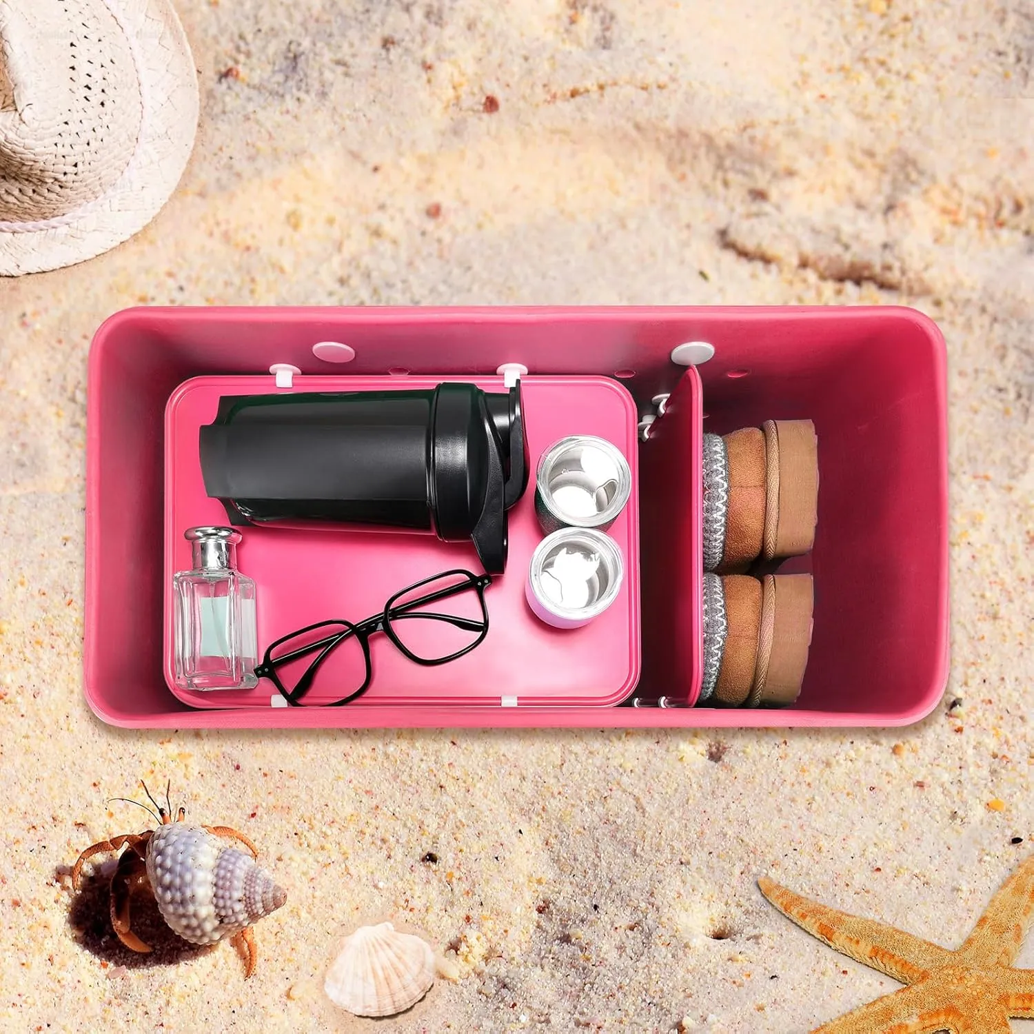 Divider Tray for Bogg Bag Accessories Compatible with Bogg Bag X Large Organizing Your Bags and Divide Space Pink 2PCS