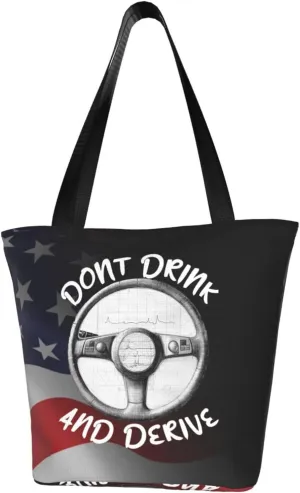 Dont Drink And Derive Fashion Shoulder Bag Large Capacity For Man Or Woman