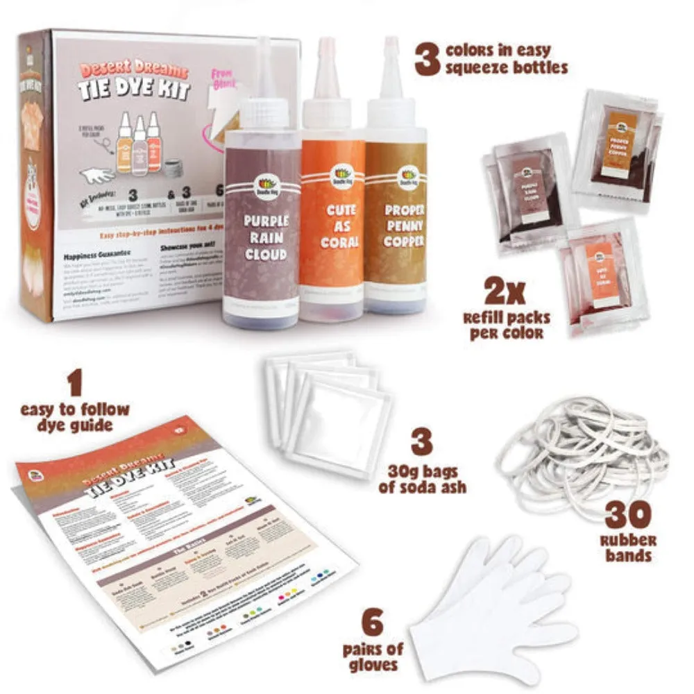 Doodle Hog Tie Dye Kit (3-Pack)