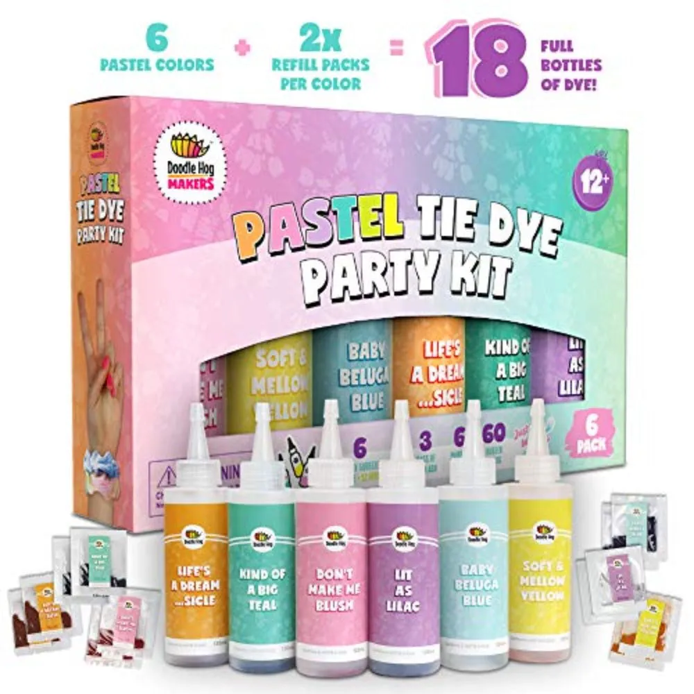 Doodle Hog Tie Dye Party Kit