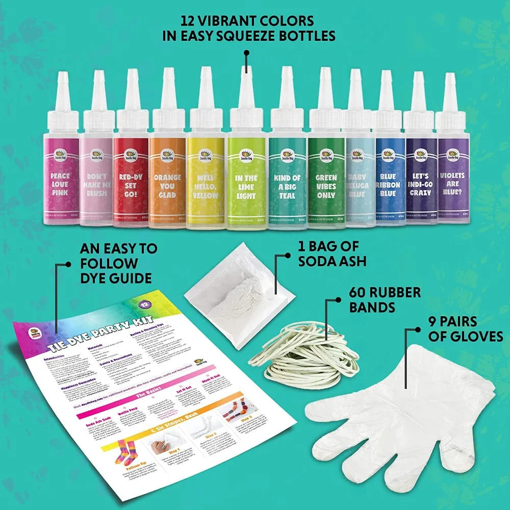 Doodle Hog Tie Dye Party Kit