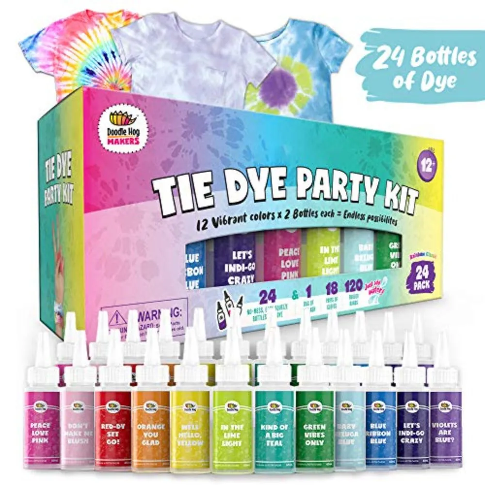 Doodle Hog Tie Dye Party Kit
