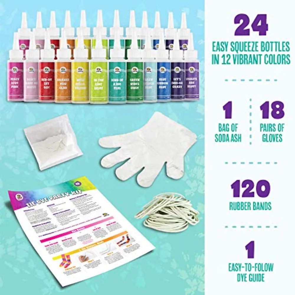 Doodle Hog Tie Dye Party Kit