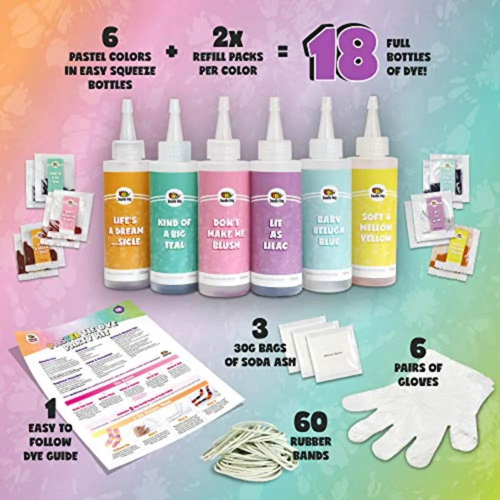 Doodle Hog Tie Dye Party Kit