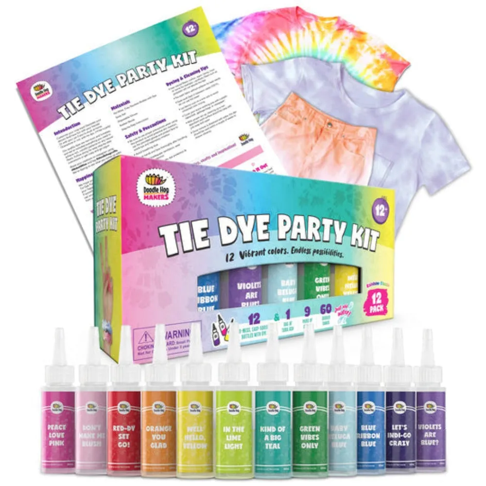 Doodle Hog Tie Dye Party Kit