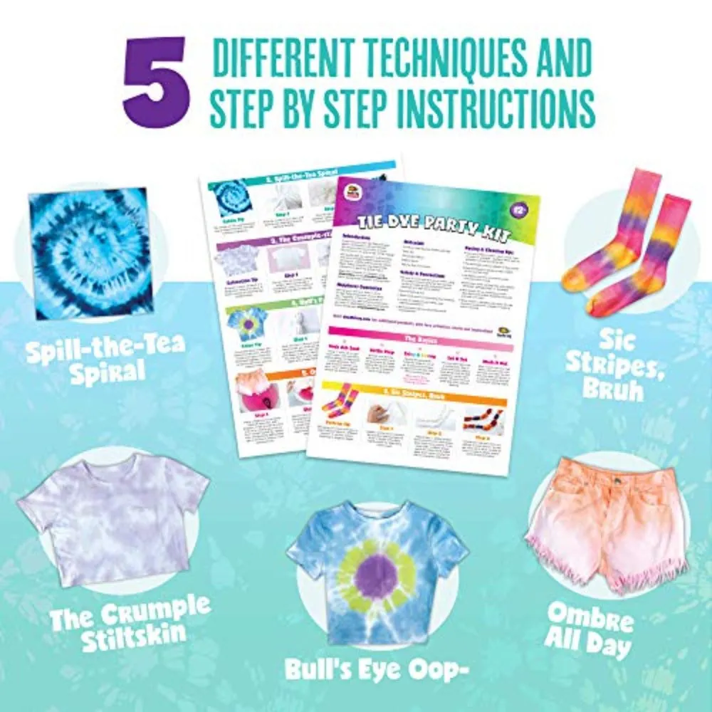 Doodle Hog Tie Dye Party Kit