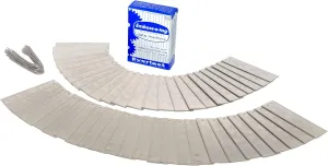Double Sided Write On Metal Labels for Outdoor, Gardening, and High Durability Applications; Aluminum Plant Tags with 6 Inch Wires (Pack of 50)