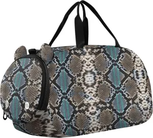 Duffel Bags for Boys Girls Snake Skin Animal Print Dance Bag Small Gym Bags for Kids Teens