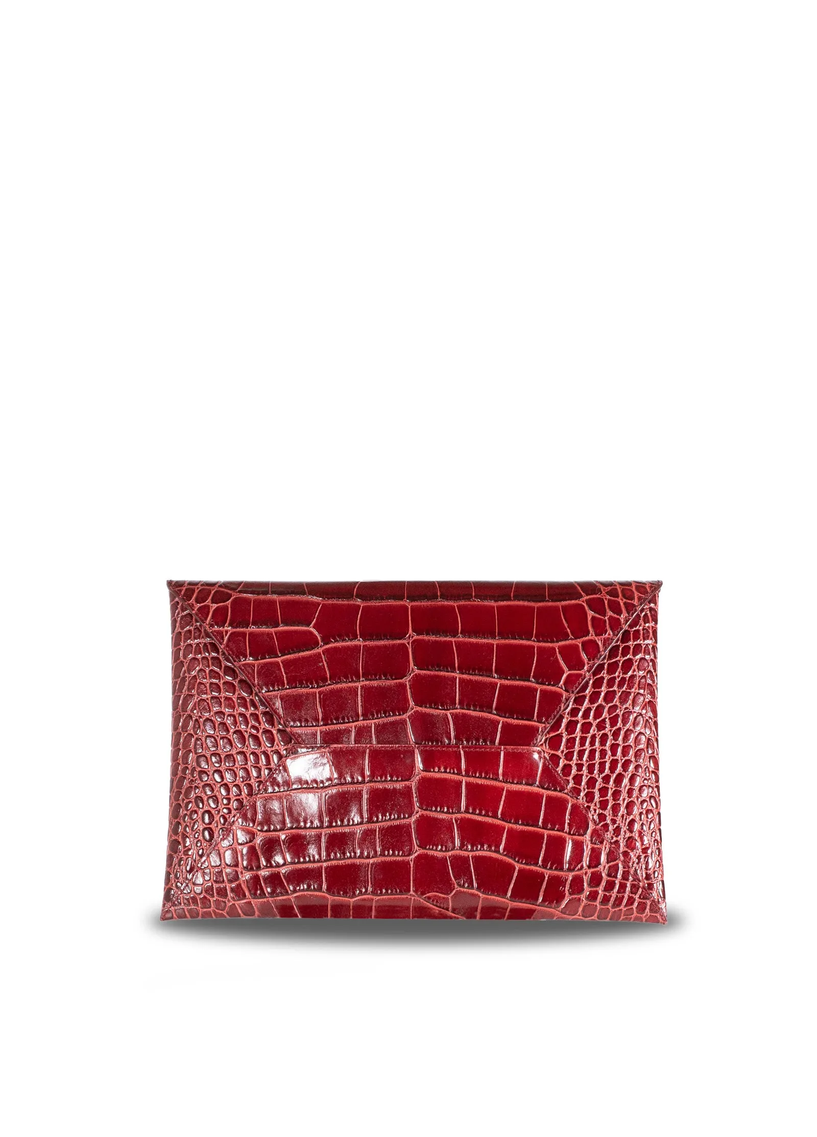 Envelope Leather Clutch Bag
