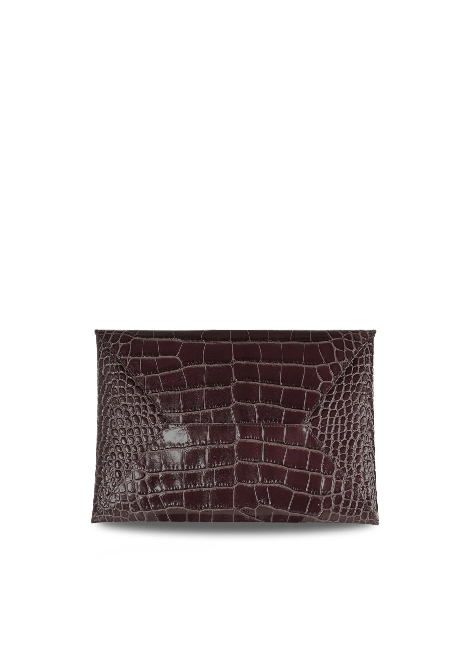 Envelope Leather Clutch Bag