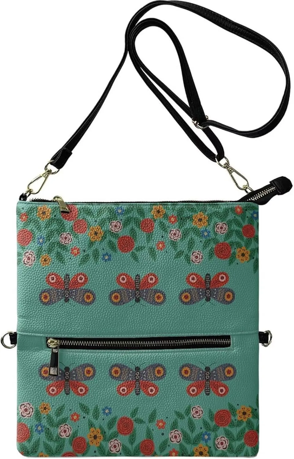 Evening Clutch Purse for Women Leather Crossbody Shoulder Bag Handbag with Strap Zipper Formal Dressy Purse