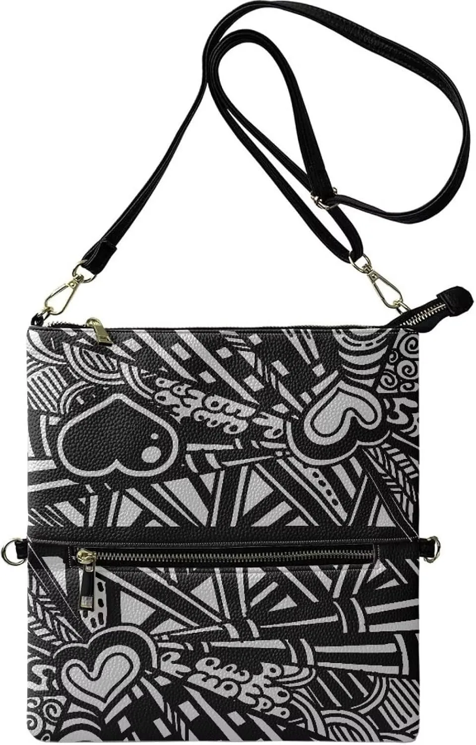 Evening Clutch Purse for Women Leather Crossbody Shoulder Bag Handbag with Strap Zipper Formal Dressy Purse